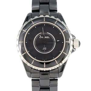 Chanel J12 Intense Black 33mm Ceramic H3828 Quartz Watch